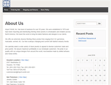 Tablet Screenshot of import-world.com